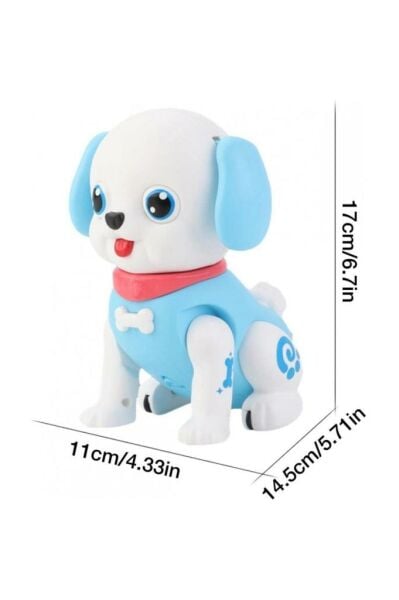 Sevimli Hareket Eden Pilli Sesli Robot Köpek