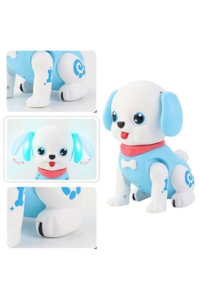 Sevimli Hareket Eden Pilli Sesli Robot Köpek