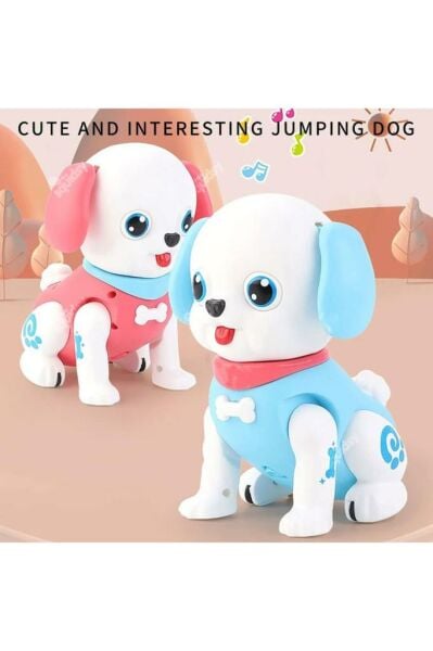 Sevimli Hareket Eden Pilli Sesli Robot Köpek