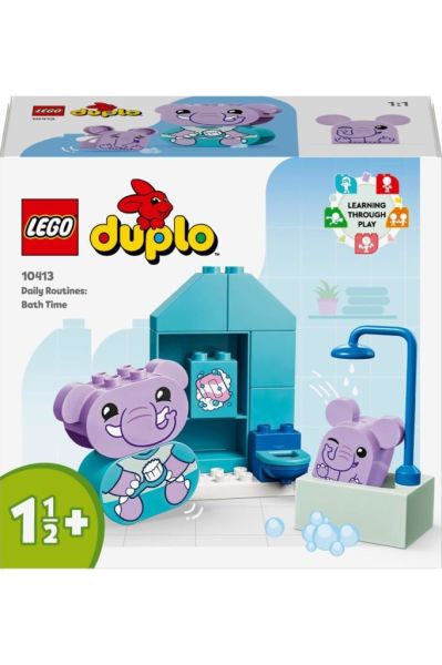 LEGO ® DUPLO® İlk Günlük Rutinlerim: Banyo Zamanı 10413 - Eğitici Banyo Oyuncağı Yapım Seti (15Parça)