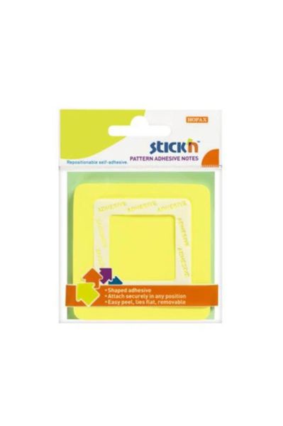 Stickn 21541 Yapışkanlı Not Kağıdı Kare Şekilli 50 Yaprak 70x70 Mm Sarı