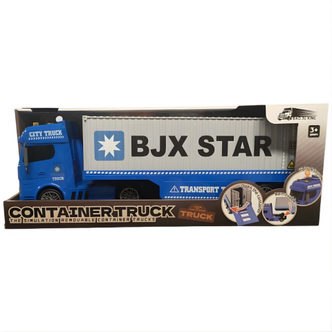 Büyük Boy Pilli Sesli Işıklı Konteynır Tır