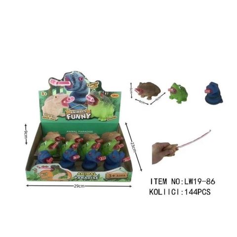 Kutuda 12 li Öten Düdüklü Kurbağa LW19-86 *144 (1 Adet)