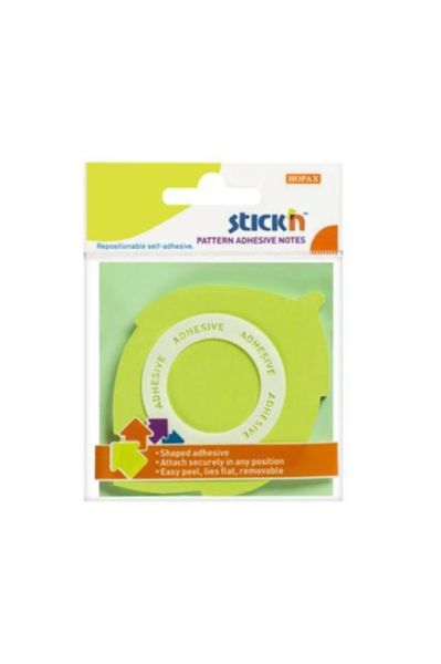 Stickn 21543 Yapışkanlı Not Kağıdı Yaprak Şekilli 50 Yaprak 70x70 Mm Yeşil