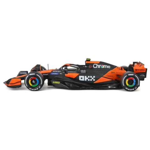 1:24 McLaren MCL38 Miami Grand Prix 2024 Figürlü Formula 1 Yarış Arabası