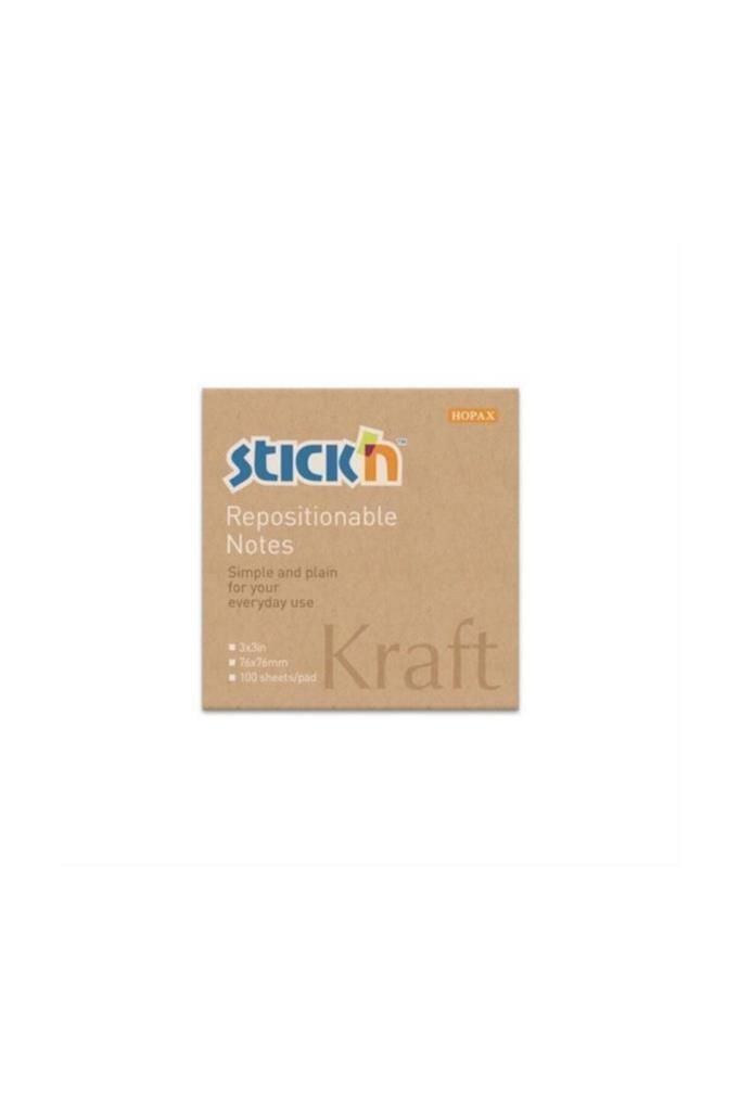 Stıckn Yapışkanlı Not Kağıdı 100 Yp 76x76  Kraft Notes
