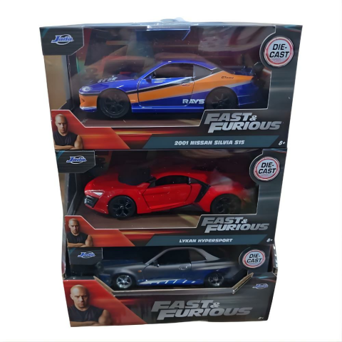 1:32 Ölçek Jada Hızlı ve Öfkeli Arabalar 13,5 cm