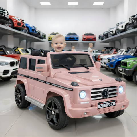 439 Bhu12 Jeep 12v Kumandalı Akülü Araba Pembe