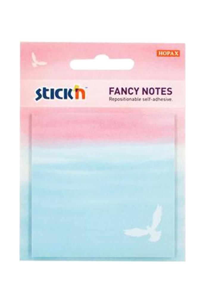 Stickn 21729 Yapışkanlı Not Kağıdı Fancy 3.seri 30 Yaprak 76x76 Mm