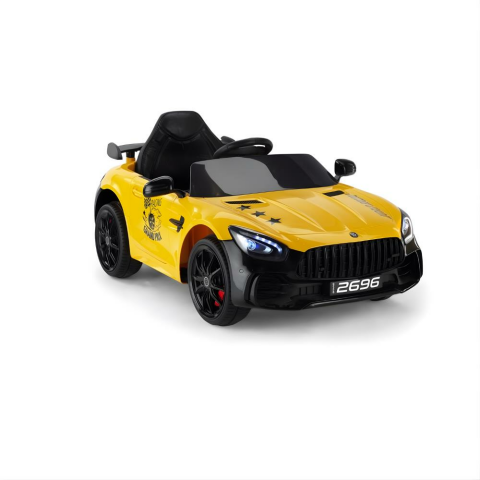 Baby2Go Grand Akülü Araba 12V Sarı