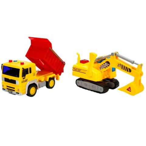 1:20 Maxx Wheels Sesli ve Işıklı İnşaat Oyun Seti