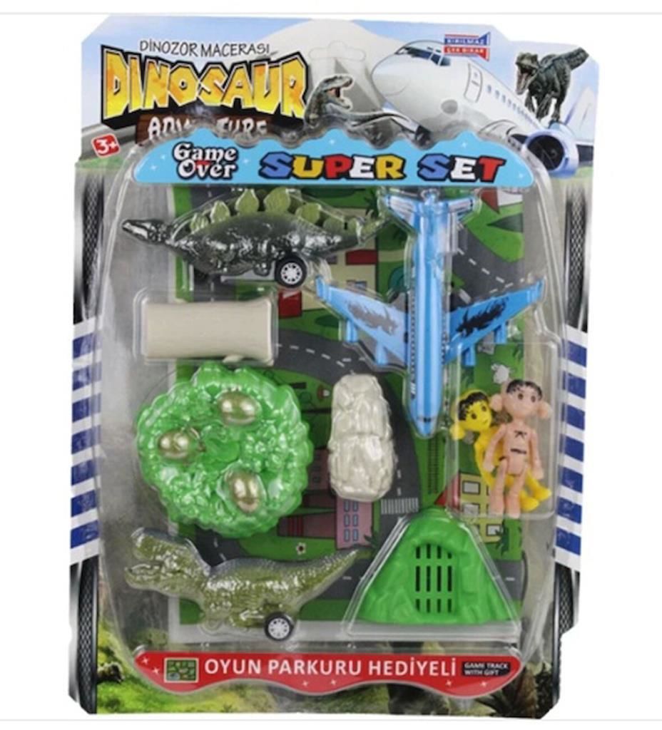 Demir Toys Dinazor Seti Uçaklı