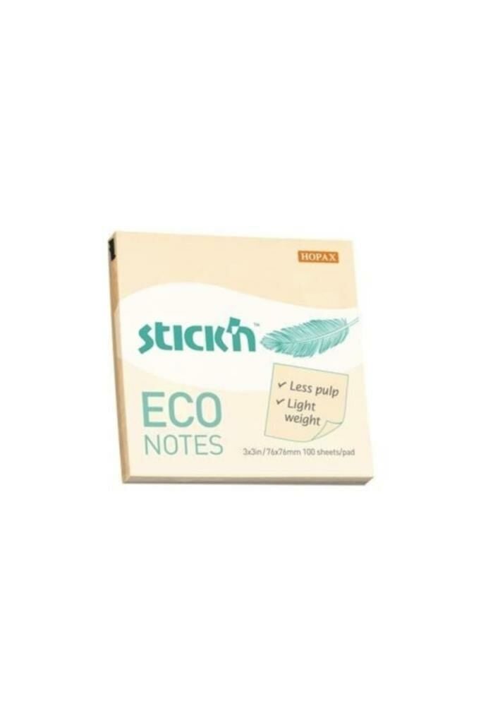 Stickn Yapışkanlı Not Kağıdı 76x76 Mm Pastel Sarı
