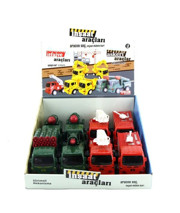 Şehrin Sürtmeli Askeri & İtfaiye Araçları Displayde (1 Adet)