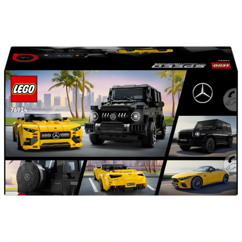 LEGO Speed Champions Mercedes-AMG G 63 ve Mercedes-AMG SL 63 76924 – 10 Yaş ve Üzeri Araç Tutkunları için 2 İnşa Edilebilen Model İçeren Yaratıcı Oyuncak Yapım Seti (808 Parça)