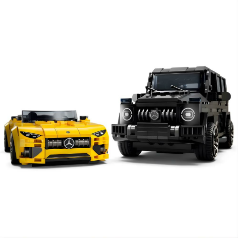 LEGO Speed Champions Mercedes-AMG G 63 ve Mercedes-AMG SL 63 76924 – 10 Yaş ve Üzeri Araç Tutkunları için 2 İnşa Edilebilen Model İçeren Yaratıcı Oyuncak Yapım Seti (808 Parça)