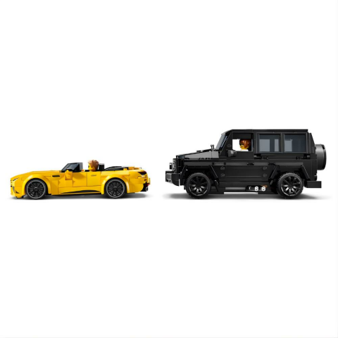 LEGO Speed Champions Mercedes-AMG G 63 ve Mercedes-AMG SL 63 76924 – 10 Yaş ve Üzeri Araç Tutkunları için 2 İnşa Edilebilen Model İçeren Yaratıcı Oyuncak Yapım Seti (808 Parça)