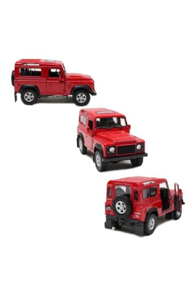 Metal Çek Bırak Kapıları Açılan Land Rover  1:36