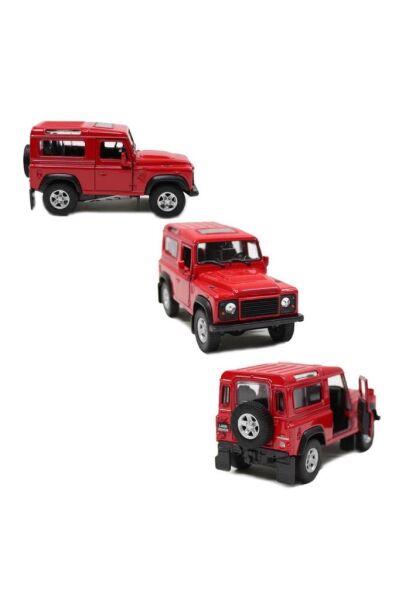Metal Çek Bırak Kapıları Açılan Land Rover 1:36