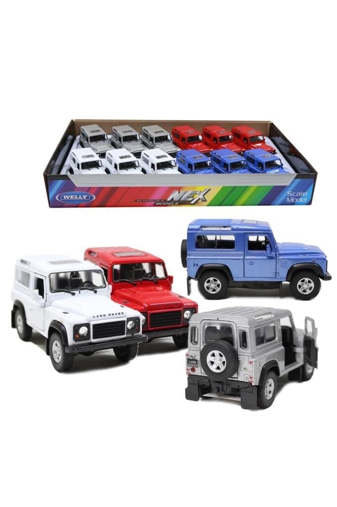 Metal Çek Bırak Kapıları Açılan Land Rover 1:36