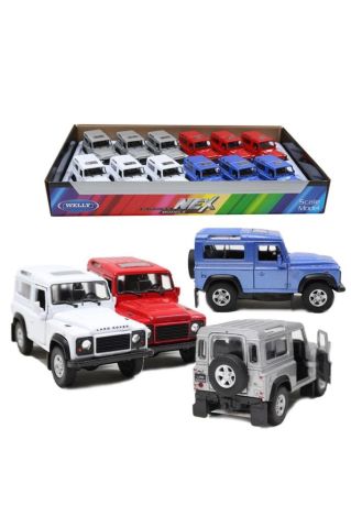 Metal Çek Bırak Kapıları Açılan Land Rover 1:36