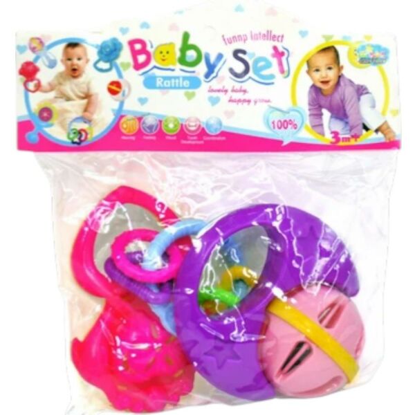 Karışık Poşette 3'lü Çıngırak seti