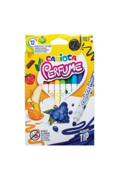 Kokulu Keçeli Boya Kalemi 12 Li