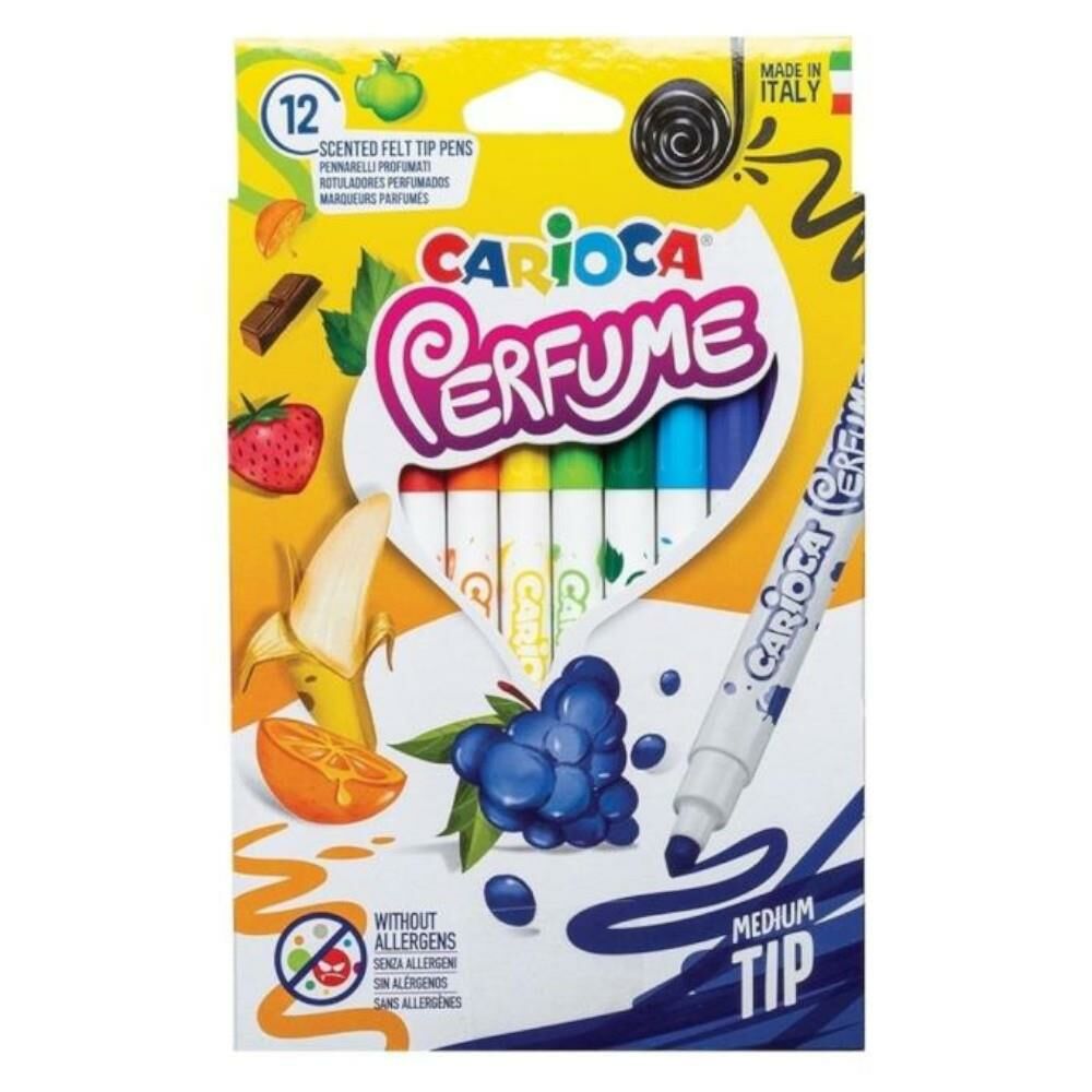 Kokulu Keçeli Boya Kalemi 12 Li