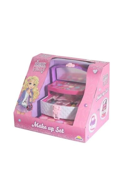 Pretty Pinky 3 Katmanlı Çantalı Makyaj Seti