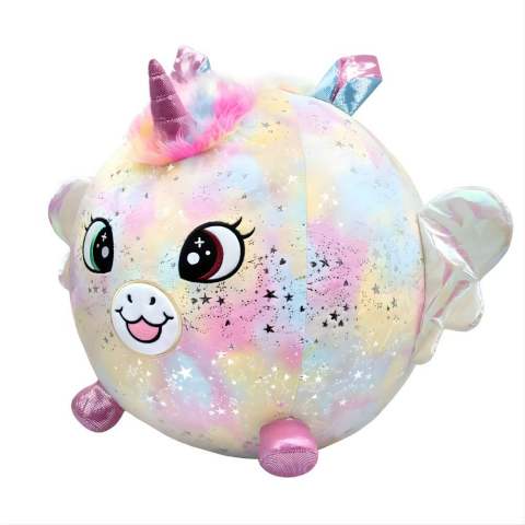 Şişme Peluş Unicorn XXL Shiny Corns