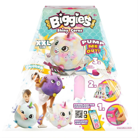 Şişme Peluş Unicorn XXL Shiny Corns