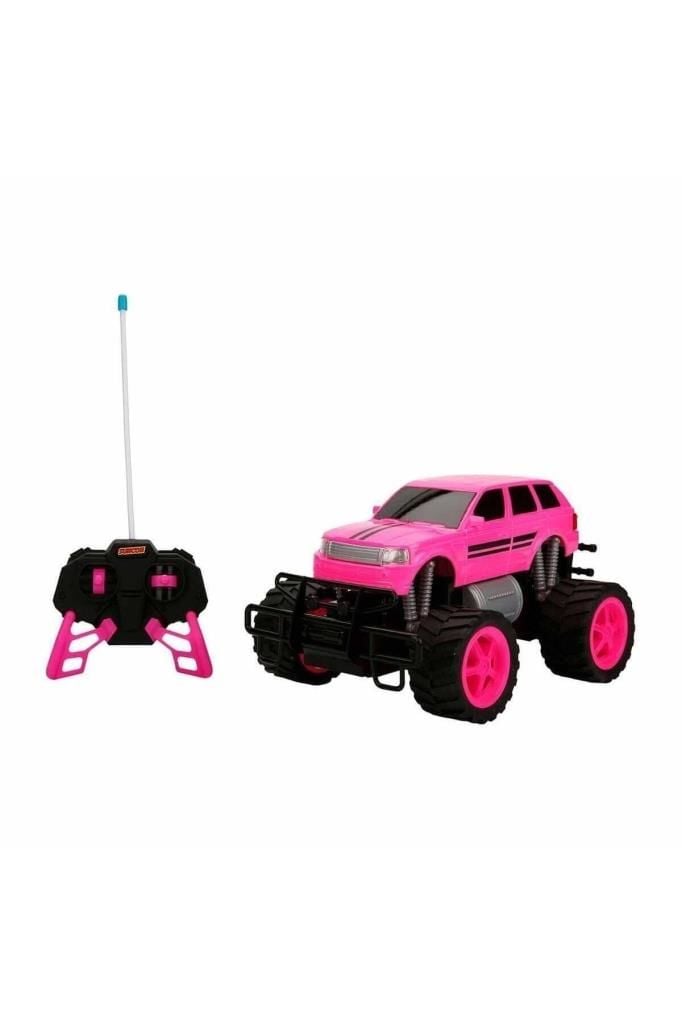 1:18 Uzaktan Kumandalı Neon Jumbo Weels Usb Şarjlı Araba