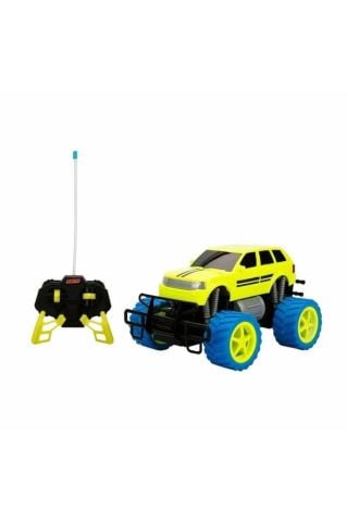1:18 Uzaktan Kumandalı Neon Jumbo Weels Usb Şarjlı Araba