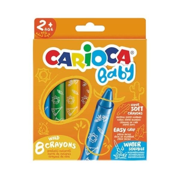 Jumbo Bebek Yumuşak Pastel Boya 8'li
