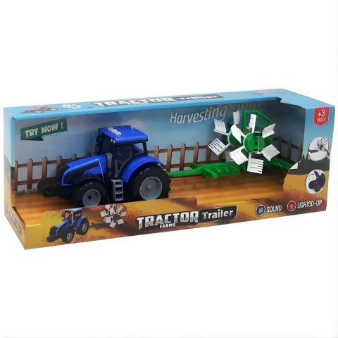 Aya Toys 40333 Pulluklu Traktör Pilli