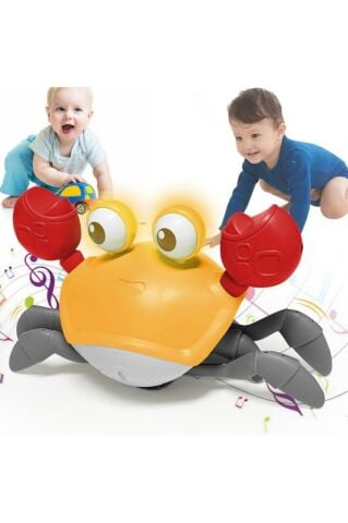 Emeklemeye Yardımcı Sensörlü Yengeç Şarjlı Oyuncak