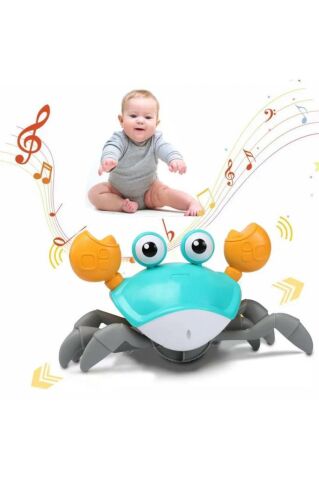 Emeklemeye Yardımcı Sensörlü Yengeç Şarjlı Oyuncak