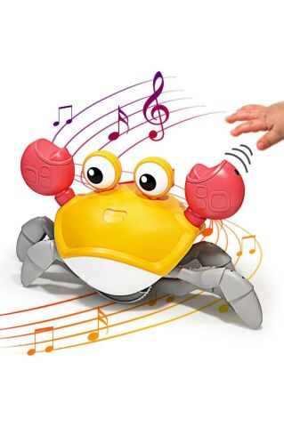 Emeklemeye Yardımcı Sensörlü Yengeç Şarjlı Oyuncak