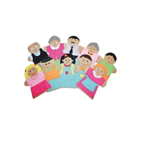 İnsanlar Kukla Seti 10'lu