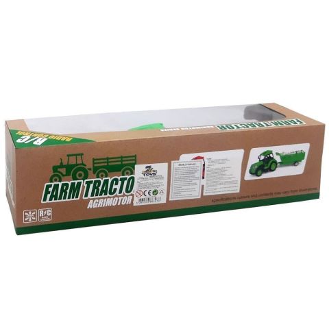 Pasifik Oyuncak Uzaktan Kumandalı Römorklu Hayvan Figürlü Traktör 36 Cm CR1921