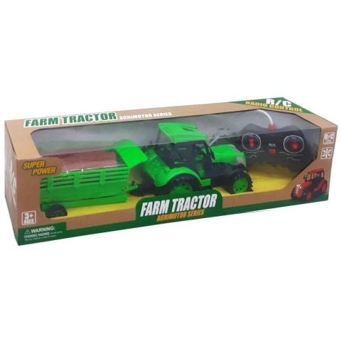 Pasifik Oyuncak Uzaktan Kumandalı Römorklu Hayvan Figürlü Traktör 36 Cm CR1921