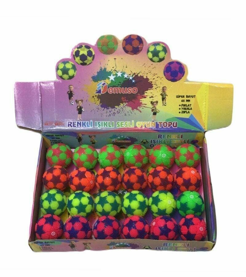 Kutuda Işıklı Dikenli Top (1 Adet)