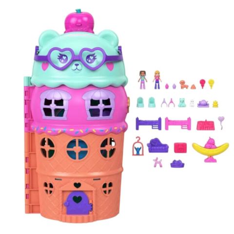 Polly Pocket Asansörlü Dondurma Evi 2