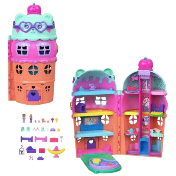 Polly Pocket Asansörlü Dondurma Evi 2