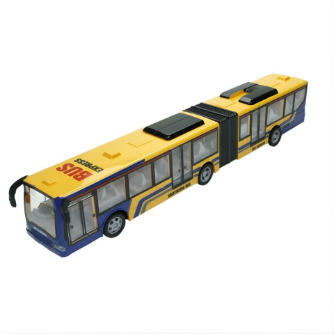 Oyuncak Uzaktan Kumandalı Şarjlı Körüklü Şehir Otobüsü ışıklı 44 cm