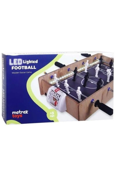 Matrax Oyuncak Ahşap Ledli Masa Maçı Oyunu