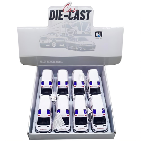 Pasifik Oyuncak Ses Işık Metal Ambulans CLM-61S