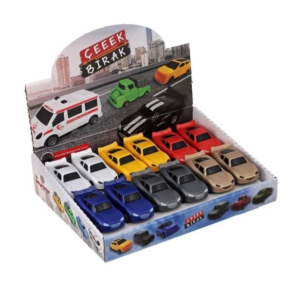 Metalik Spor Araba (1 Adet)