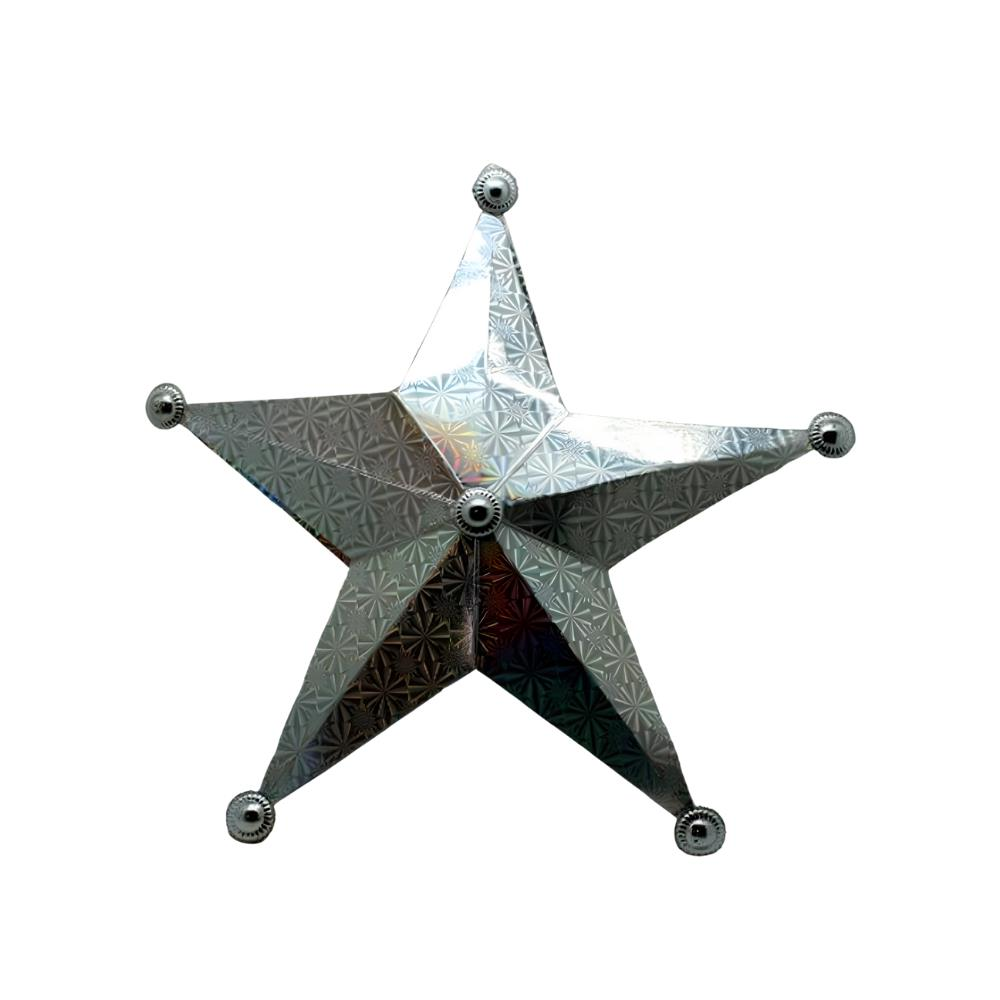 Karton Yıldız 53 Cm Gümüş