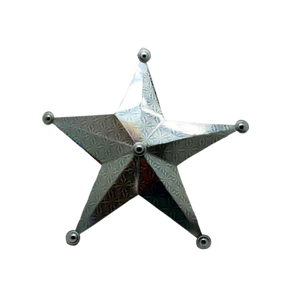 Karton Yıldız 53 Cm Gümüş
